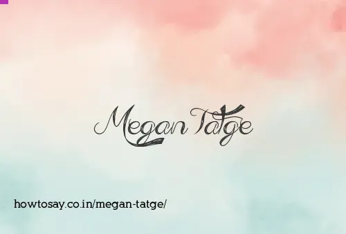 Megan Tatge