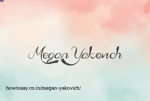 Megan Yakovich
