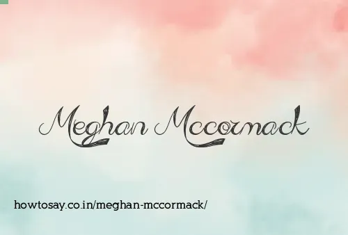 Meghan Mccormack