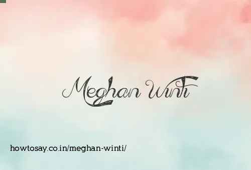 Meghan Winti