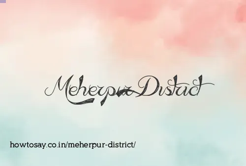 Meherpur District