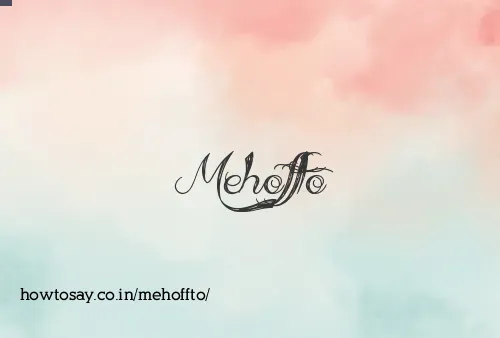 Mehoffto