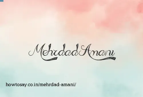 Mehrdad Amani