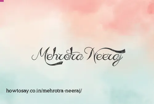 Mehrotra Neeraj