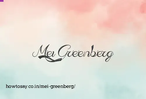 Mei Greenberg