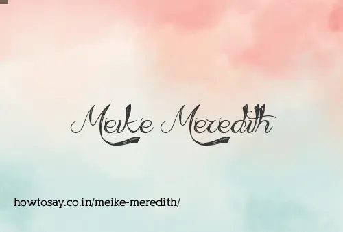 Meike Meredith