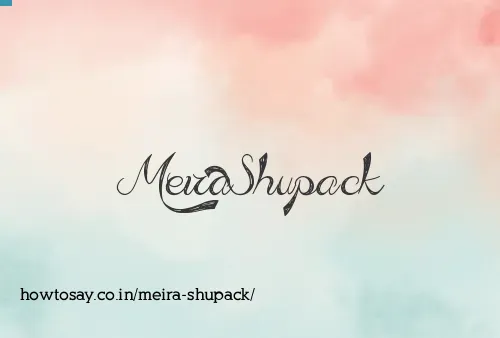 Meira Shupack
