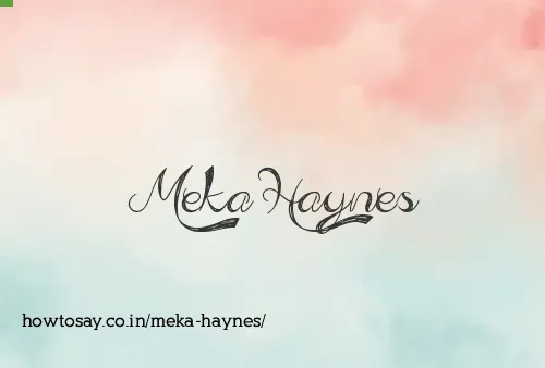 Meka Haynes