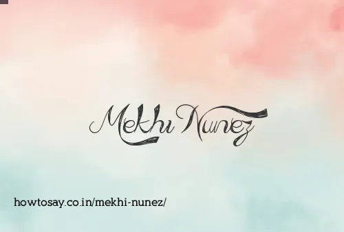Mekhi Nunez