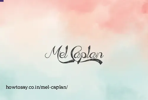 Mel Caplan