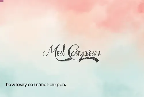 Mel Carpen
