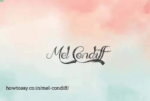 Mel Condiff