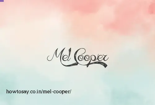 Mel Cooper