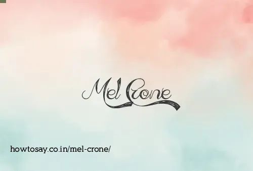 Mel Crone