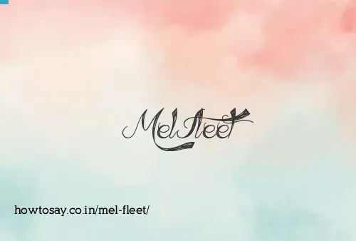 Mel Fleet