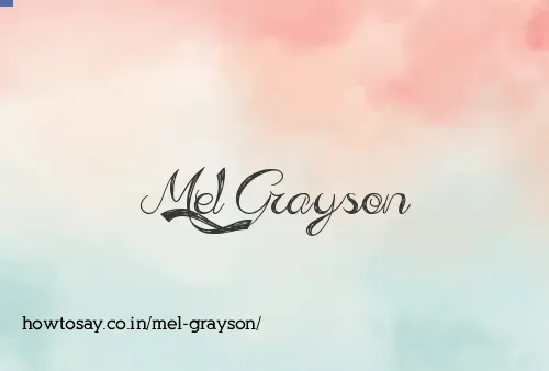 Mel Grayson