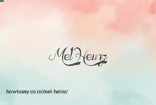 Mel Heinz