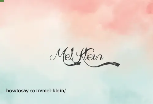 Mel Klein