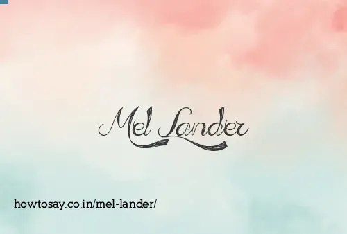 Mel Lander