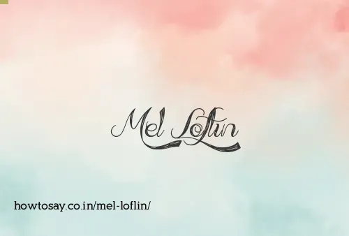 Mel Loflin
