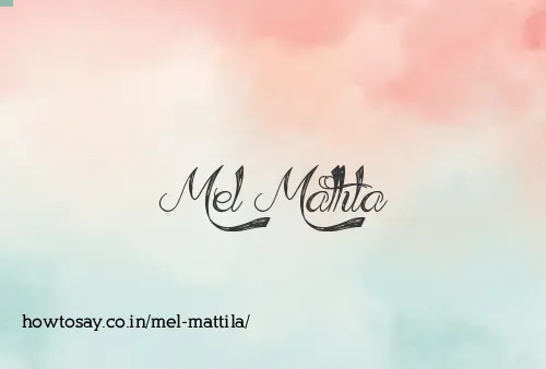 Mel Mattila