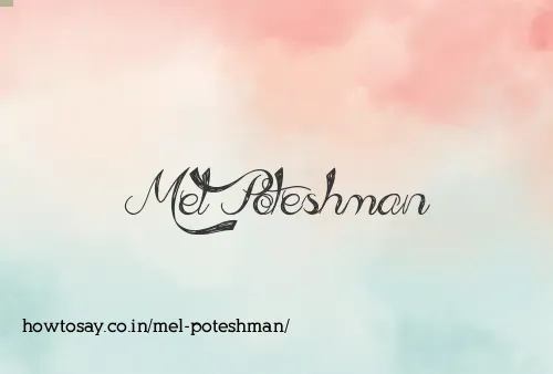 Mel Poteshman