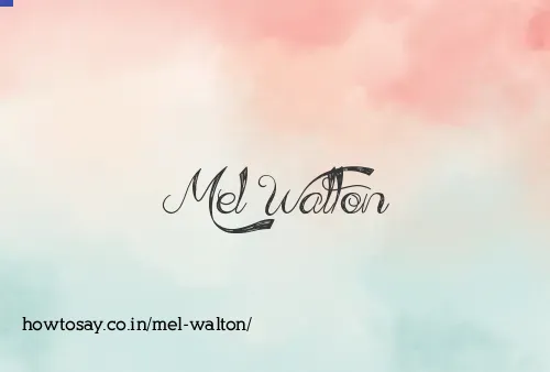 Mel Walton