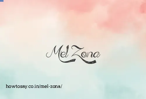 Mel Zona