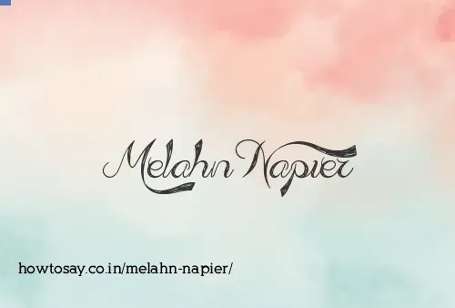 Melahn Napier