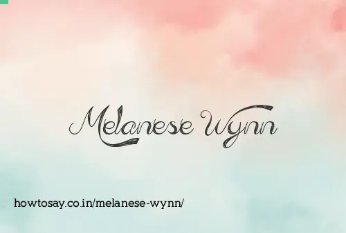 Melanese Wynn