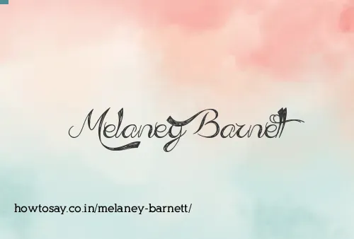 Melaney Barnett