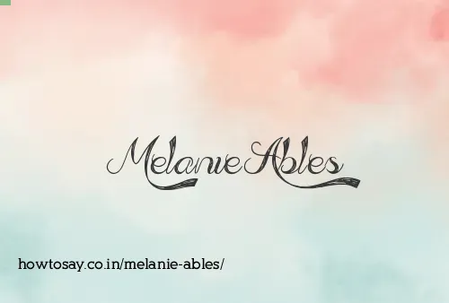 Melanie Ables