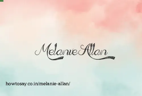 Melanie Allan