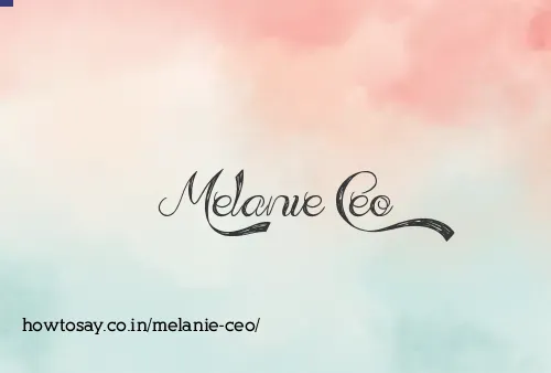 Melanie Ceo
