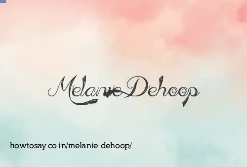 Melanie Dehoop