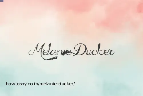 Melanie Ducker