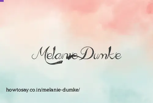 Melanie Dumke