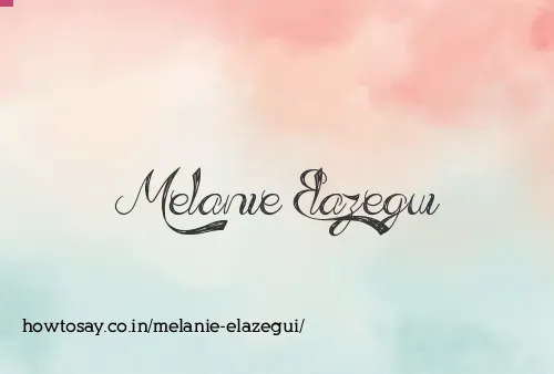 Melanie Elazegui