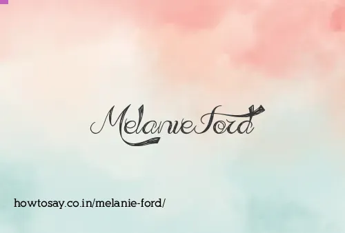 Melanie Ford