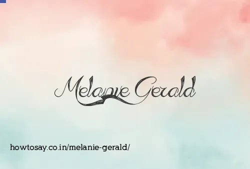 Melanie Gerald