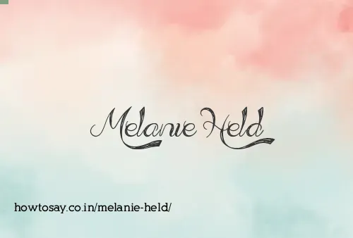 Melanie Held