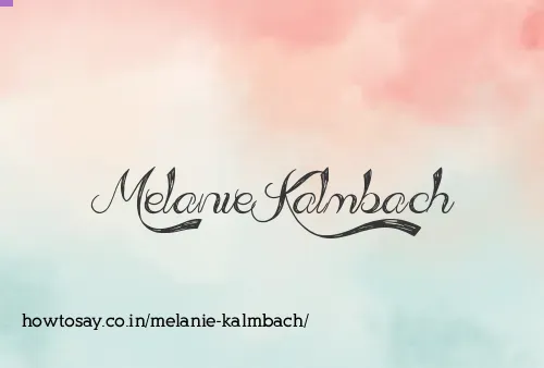 Melanie Kalmbach