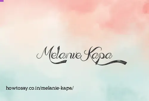 Melanie Kapa