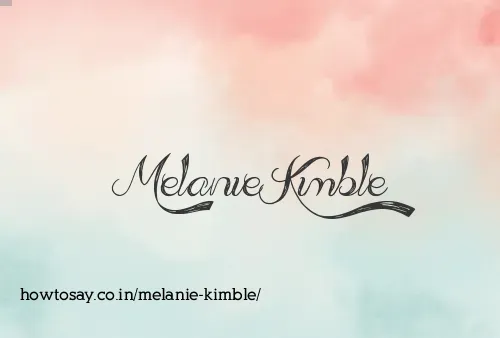Melanie Kimble