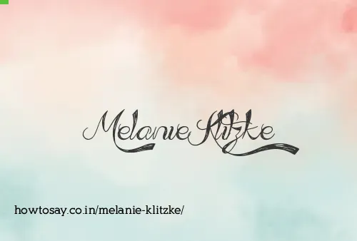 Melanie Klitzke