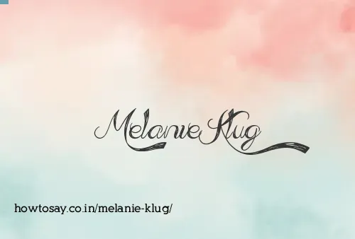 Melanie Klug
