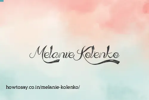 Melanie Kolenko