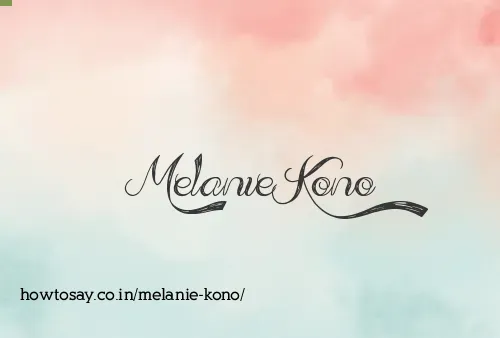 Melanie Kono