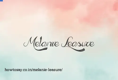 Melanie Leasure