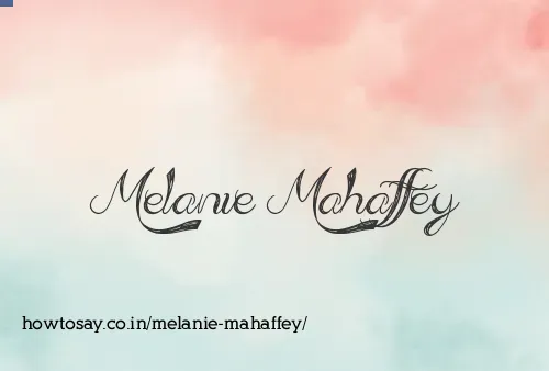 Melanie Mahaffey